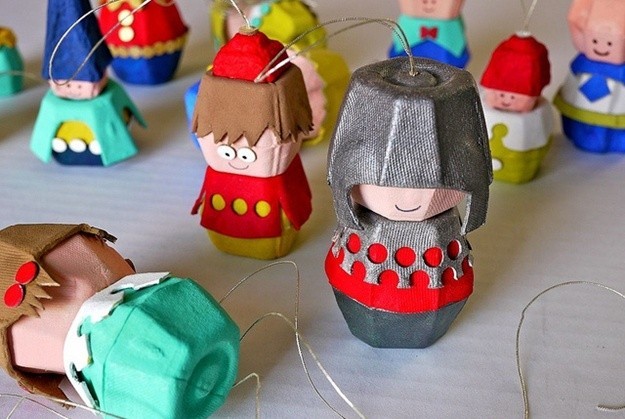 egg carton kids crafts dolls ideas reuse