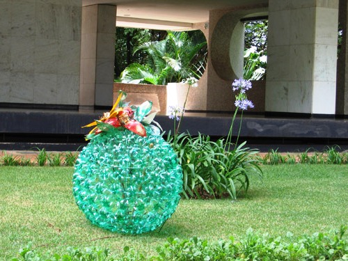 reuse garden creative ideas diy old colorful plastic bottles