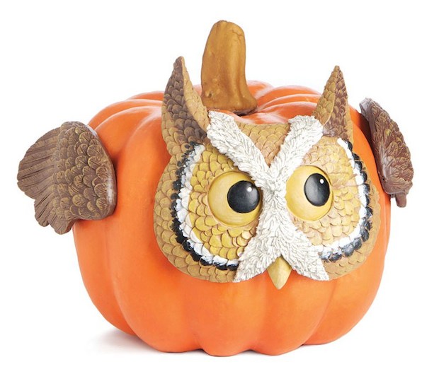 halloween diy handmade pumpkin cute owl redesigned art upcycling pumpkin idea