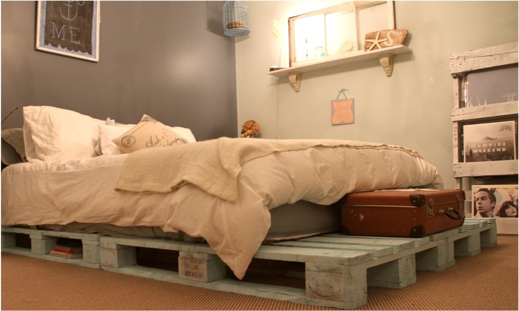 20 brilliant wooden pallet bed frame ideas for your house
