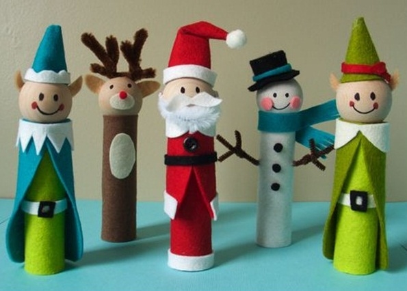 christmas crafts for kids diy christmas singers snowman deer from reused toilet paper rolls tree decorating ideas