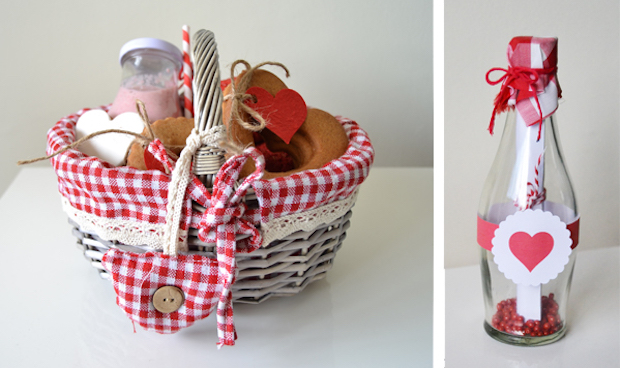 diy valentines day gift ideas for your loved ones romantic basket jar of jam heart decoration glass bottle homemade upcycling valentines ideas