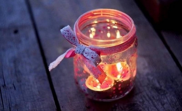 valentines day candle holder diy creative reused glass jar decorating ideas