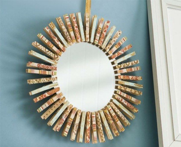 diy clothespin crafts wreath hanging decoration for wall