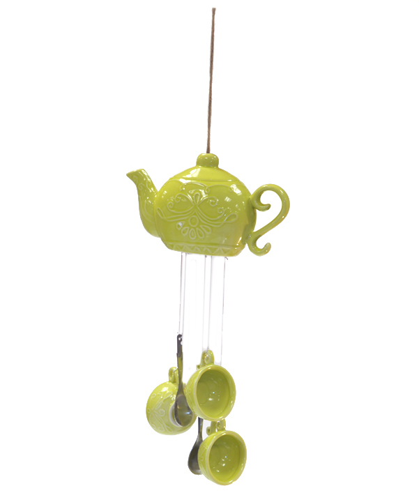 diy wind chime creative homemade idea tea pot upcycling