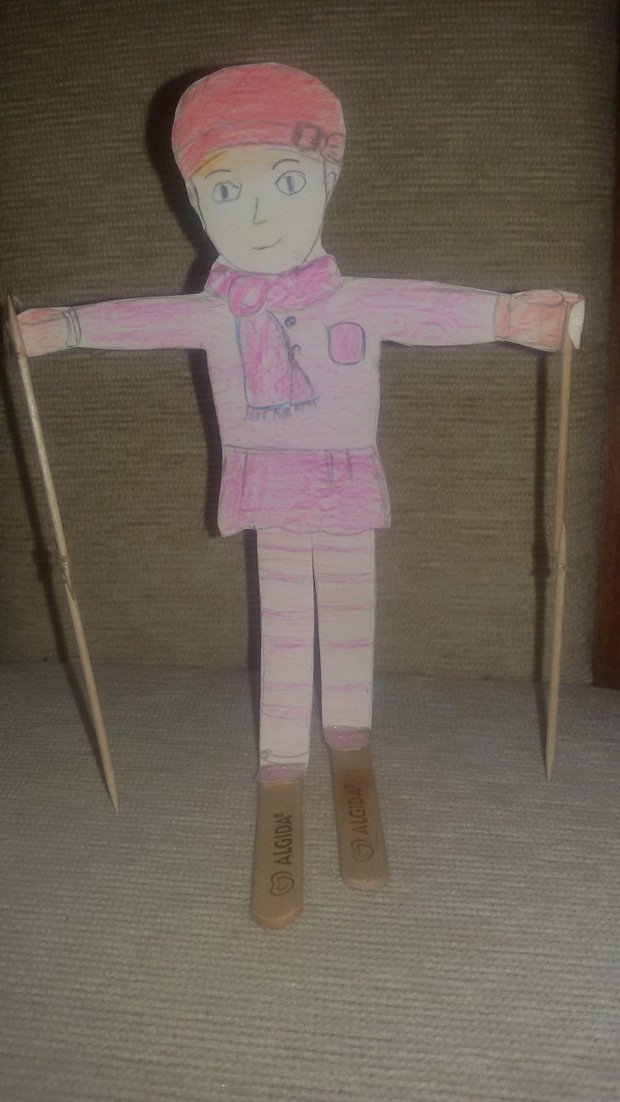 upcycled popsicle stick as snowman creative diy idea