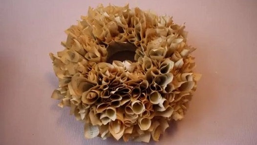 book page rosette pomander christmas ornaments old diy paper ball upcycling ideas
