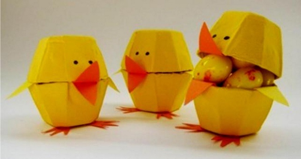 easter eggs decorating ideas using yellow egg cartoon diy chicks project
