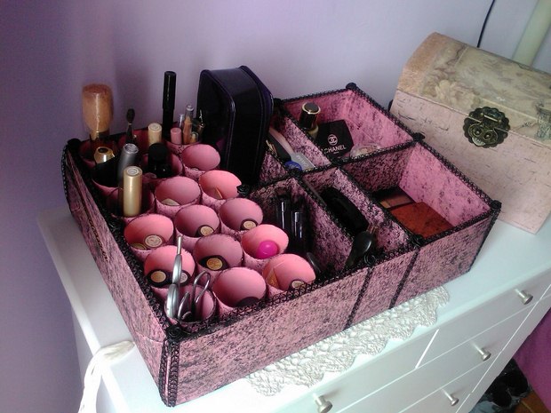 reuse shoeboxes makeup box organizer diy woman accessories amazing idea