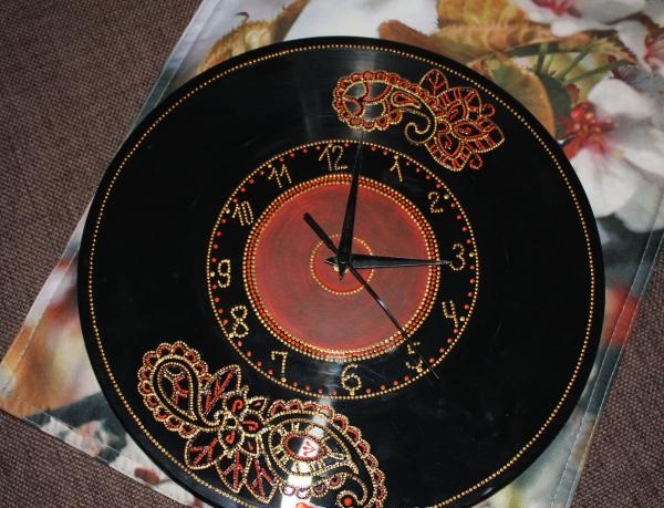 recycling vinyl records diy analog clock creative household item