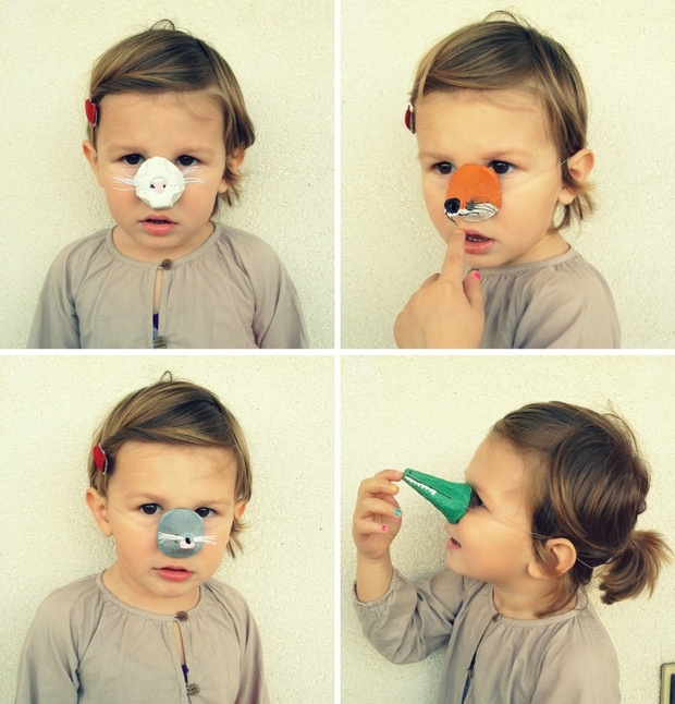 easter kids crafts egg carton child nose mask animals fun creative