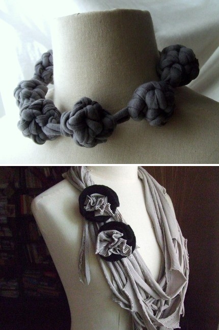 upcycled T-shirt ideas creative diy scarves redesign decorating fashionable