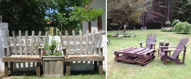 outdoor pallet furniture ideas creative diy garden armchair