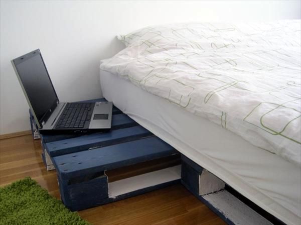 wood pallet bed frame for sale laptop shelf white sheets