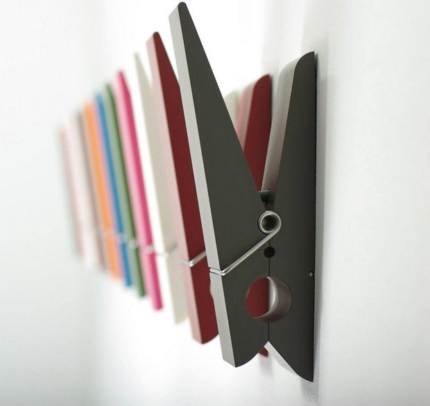 large clothespin recycling holders for clothing creative upcycling idea