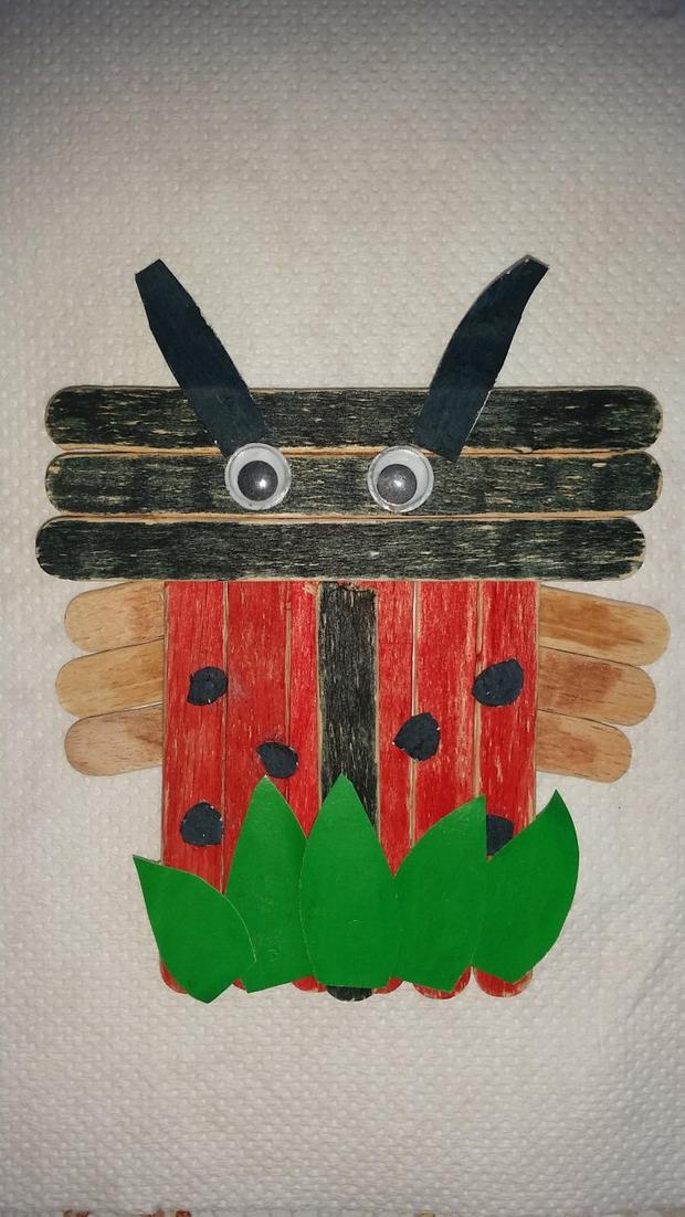 popsicle-sticks handmade people crafts for preschoolers decoration ideas