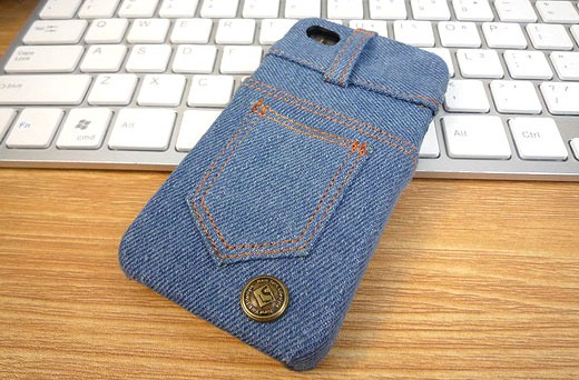 repurpose old jeans diy iphone case creative upcycled crafts
