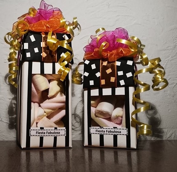 recycle milk cartons kids candy box ribbons