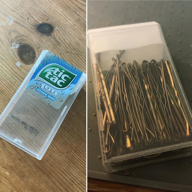 uses for empty tic tac boxes bobby pins for hairstyles