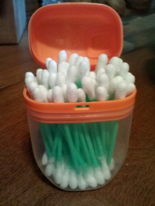 uses for large tic tac containers cotton swabs for traveling